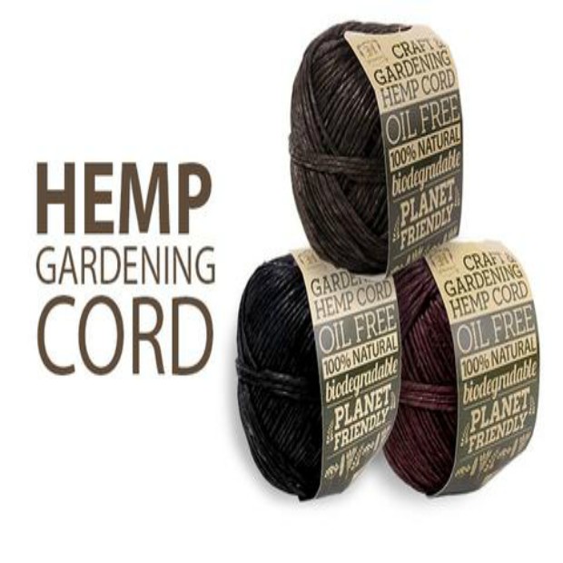 100 % Hemp Gardening Cord-Natural Color