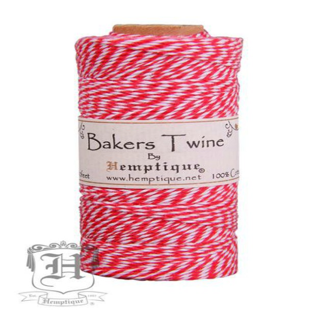 Bakers Twine-Red & White