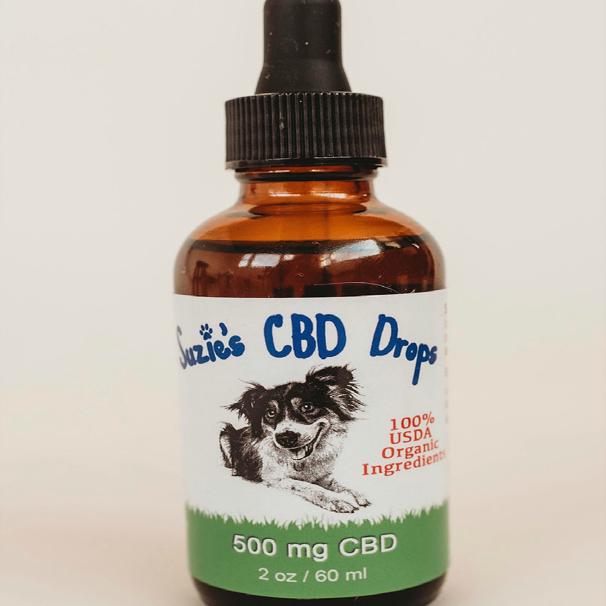 Suzie's ORGANIC CBD Pet Drops 500 mg