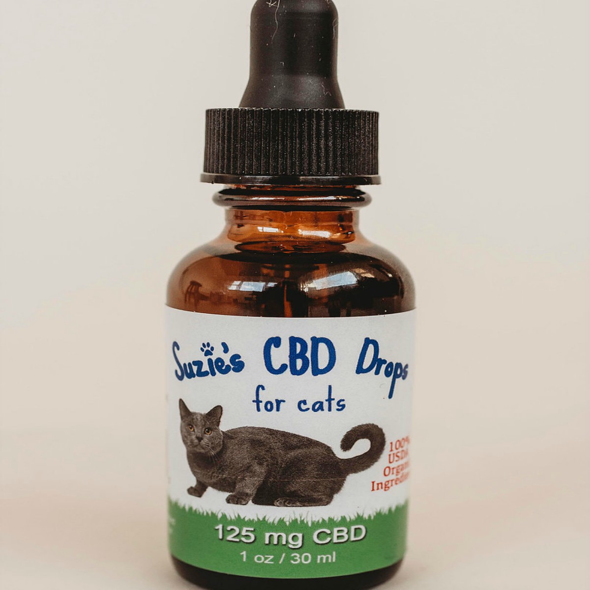 Suzie's ORGANIC CBD Pet Drops CAT 125 mg