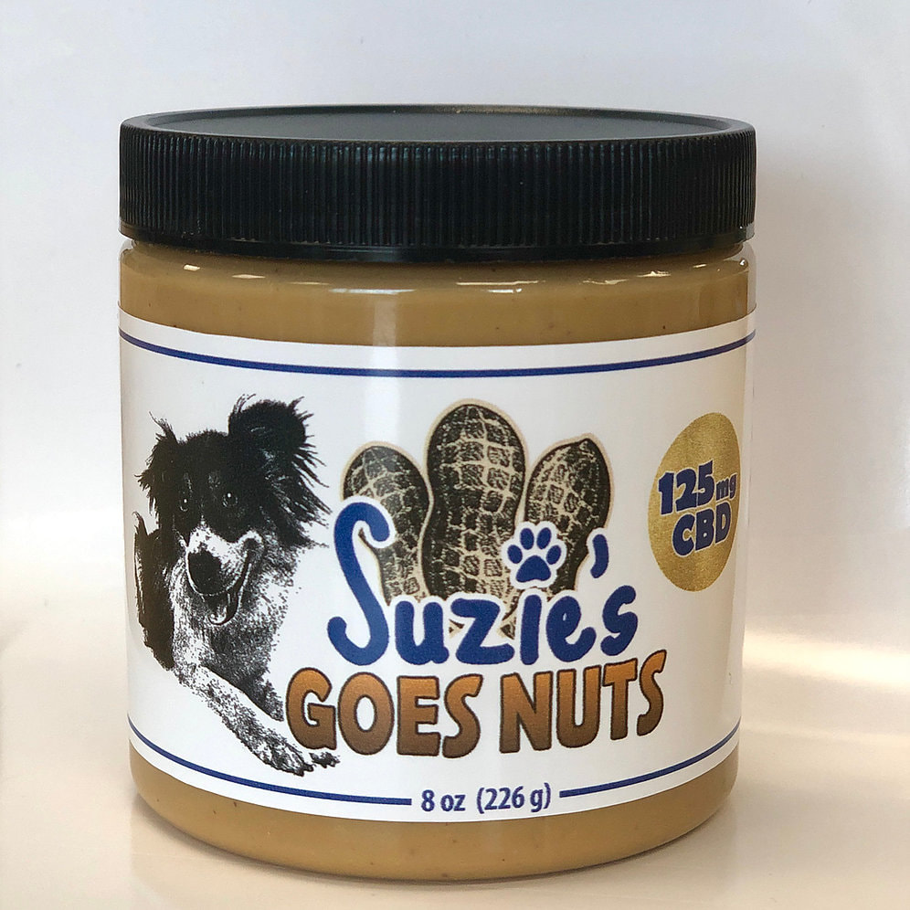 Suzie's ORGANIC Pet CBD Peanut Butter-8 oz jar